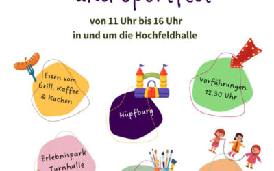 Herzliche Einladung zum TVH- Kinder Spiel- und Sportfest!