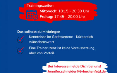 Trainer/in gesucht! (w/m/d) 
